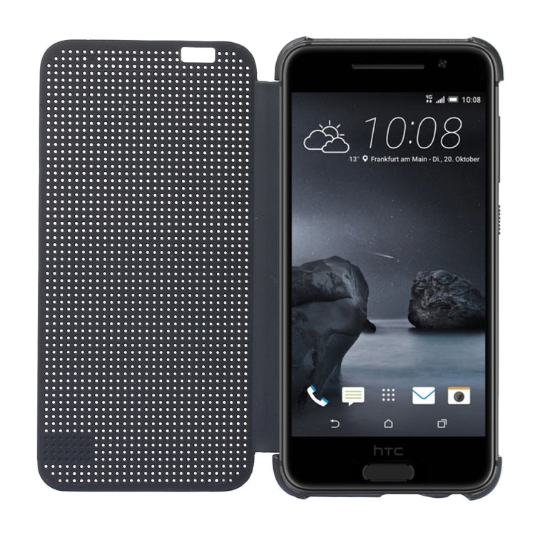 For HTC One A9 Mesh Horizontal Flip Silicon + PC Hard Case with Sleep / Wake-up Function