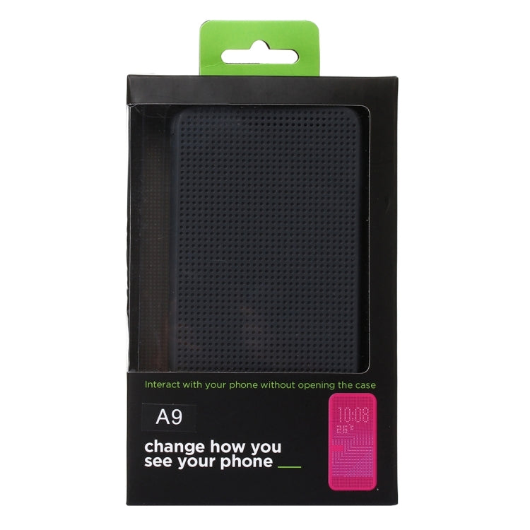 For HTC One A9 Mesh Horizontal Flip Silicon + PC Hard Case with Sleep / Wake-up Function