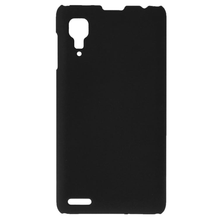 Pure Color Plastic Protective Case for Lenovo P780(Black)