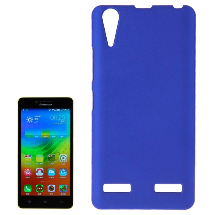 Pure Color Plastic Protective Case for Lenovo Lemon K3 / K30(Dark Blue)