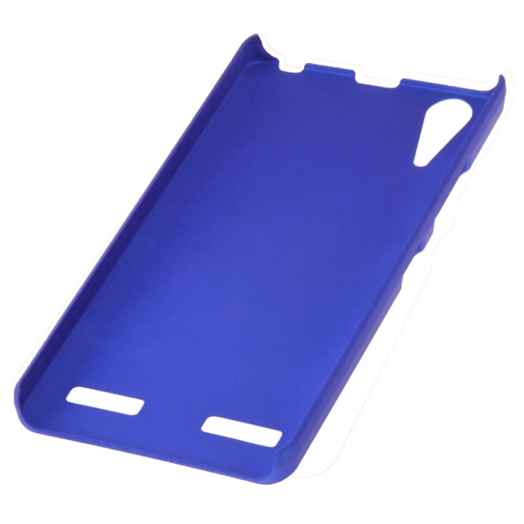 Pure Color Plastic Protective Case for Lenovo Lemon K3 / K30(Dark Blue)