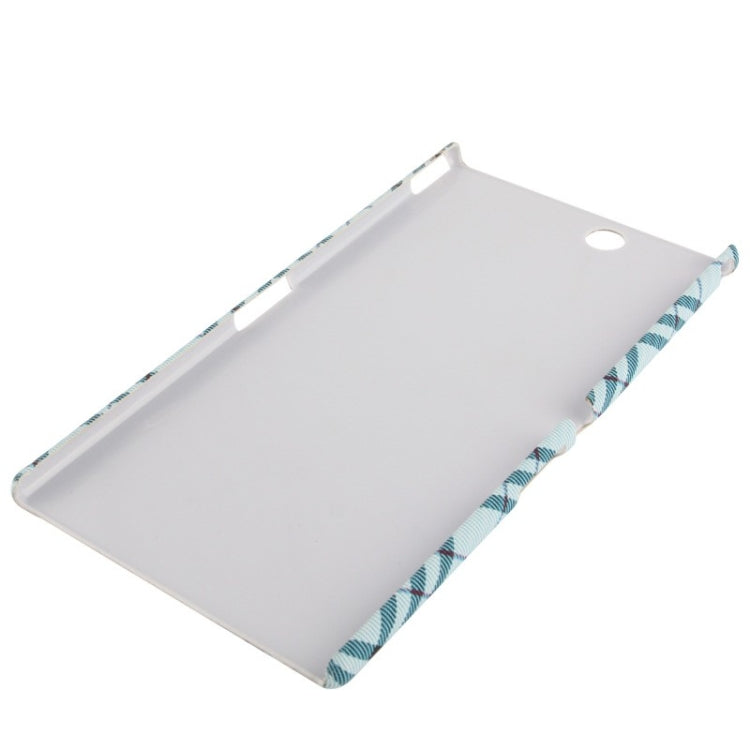Fabric Grid Texture Skinning Plastic Case for Sony Xperia Z Ultra / XL39H