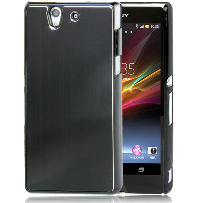 Metal Brushed Paste Plastic Case for Sony Xperia Z / L36H / C6603