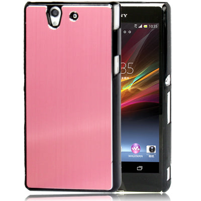 Metal Brushed Paste Plastic Case for Sony Xperia Z / L36H / C6603
