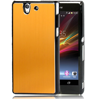 Metal Brushed Paste Plastic Case for Sony Xperia Z / L36H / C6603