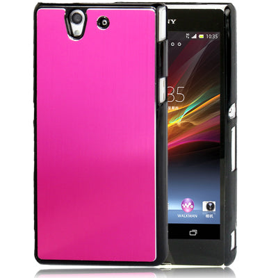 Metal Brushed Paste Plastic Case for Sony Xperia Z / L36H / C6603
