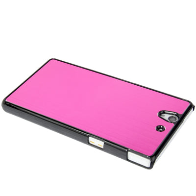 Metal Brushed Paste Plastic Case for Sony Xperia Z / L36H / C6603