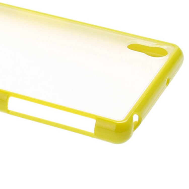 Transparent Plastic + TPU Frame Case for Sony Xperia Z1 / L39h