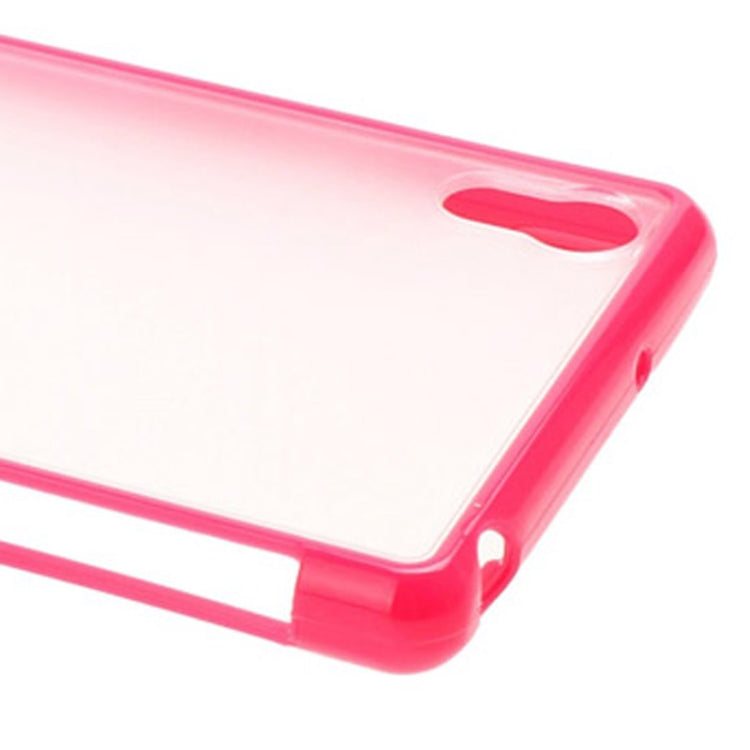 Transparent Plastic + TPU Frame Case for Sony Xperia Z1 / L39h