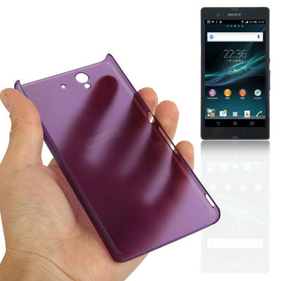 0.4mm Ultra Thin Translucent Plastic Case for Sony Xperia Z / L36H / Yuga C6603
