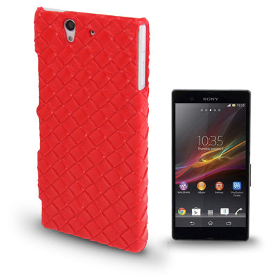 Weave Texture Plastic Case for Sony Xperia Z / L36H / C6603