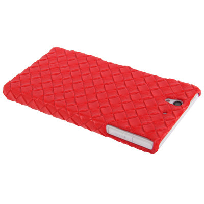 Weave Texture Plastic Case for Sony Xperia Z / L36H / C6603