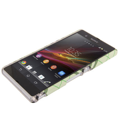 Gird Pattern Plastic Case for Sony Xperia Z / L36H / C6603