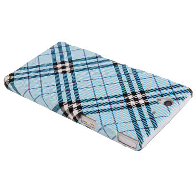 Gird Pattern Plastic Case for Sony Xperia Z / L36H / C6603