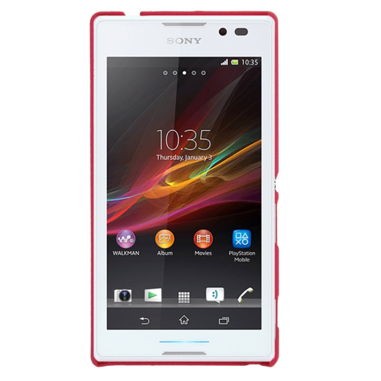 Frosted Plastic Protective Case for Sony Xperia C / S39h