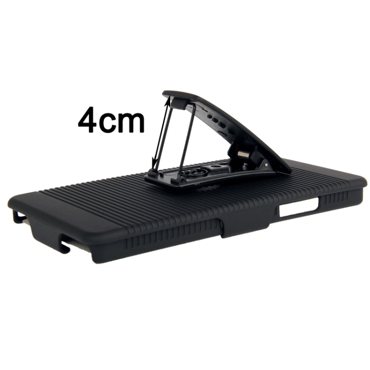 Plastic Case with 180 Degree Rotation Belt Clip Stand + Plastic Back Cover for Sony Xperia Z1 / L39h (Black)