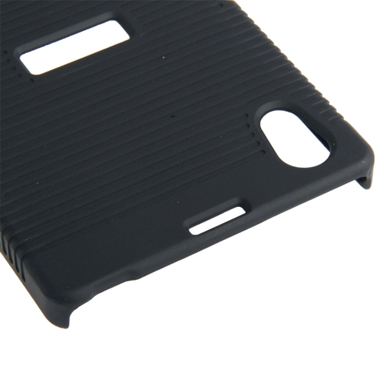 Plastic Case with 180 Degree Rotation Belt Clip Stand + Plastic Back Cover for Sony Xperia Z1 / L39h (Black)