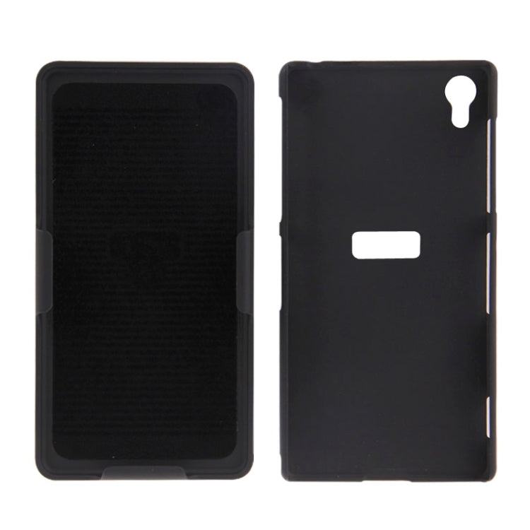 Plastic Case with 360 Degree Rotating Clip and Holder for Sony Xperia Z2 / L50w(Black)