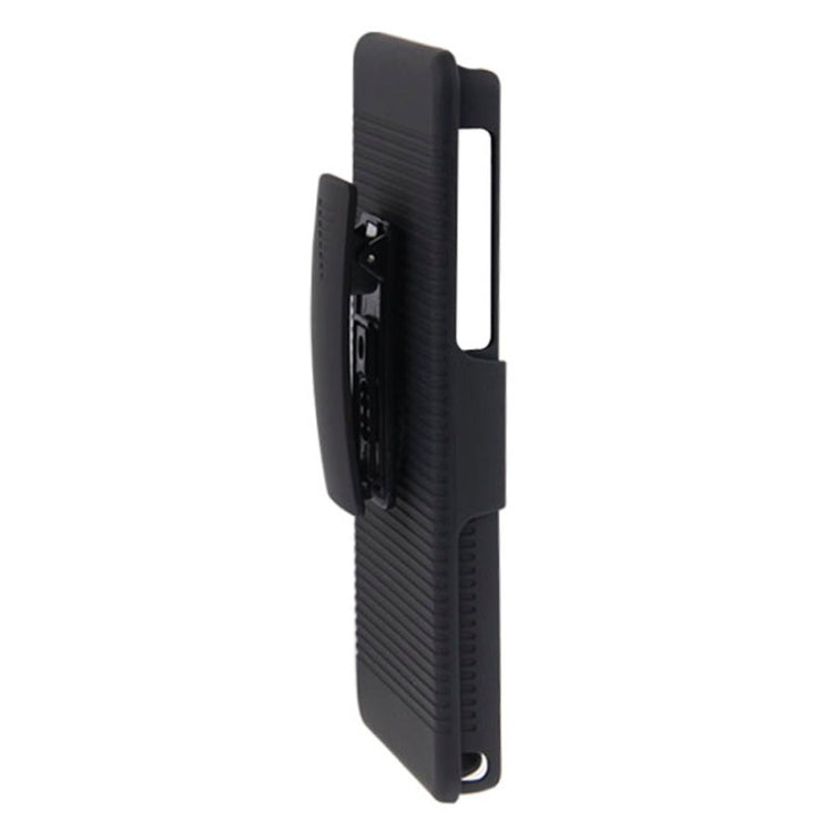 Plastic Case with 360 Degree Rotating Clip and Holder for Sony Xperia Z2 / L50w(Black)