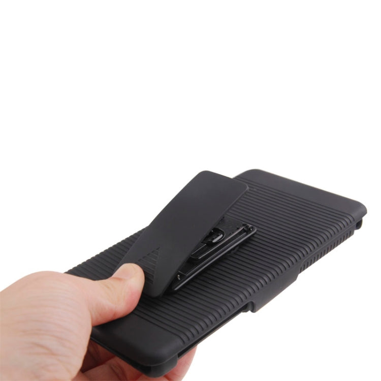 Plastic Case with 360 Degree Rotating Clip and Holder for Sony Xperia M2 / S50h(Black)