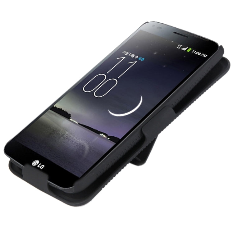 Plastic Case with 360 Degree Rotating Clip and Holder for LG G Flex / D958