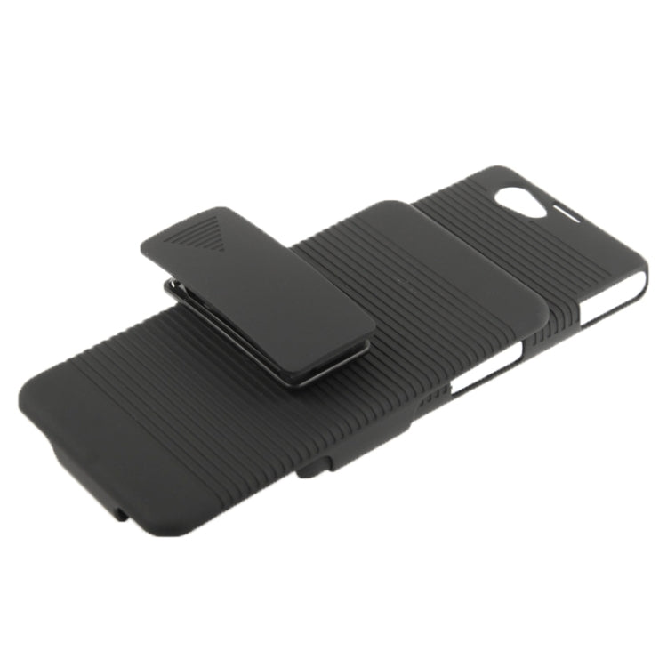 Plastic Case with Belt Clip & Holder for Sony Xperia Z1F / Z1 mini(Black)