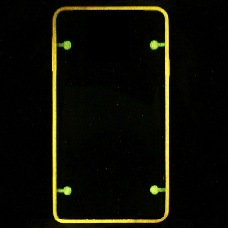 Transparent Plastic + Fluorescent Effect TPU Frame Case for HTC One / M8