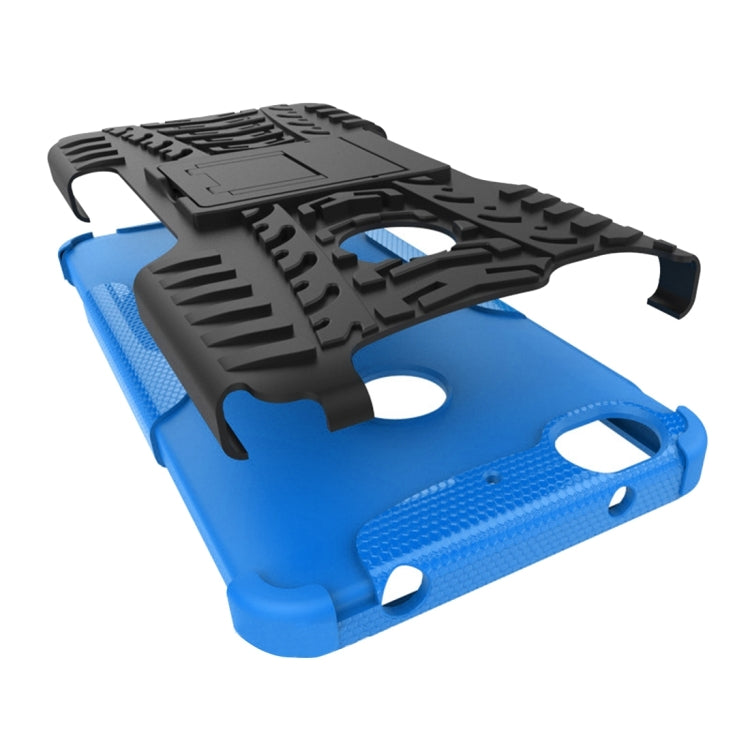 2 in 1 Double Colored Tire Texture Combination Case with Separable Black Holder For Letv Le 1s