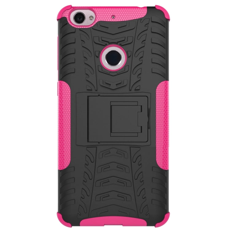 2 in 1 Double Colored Tire Texture Combination Case with Separable Black Holder For Letv Le 1s