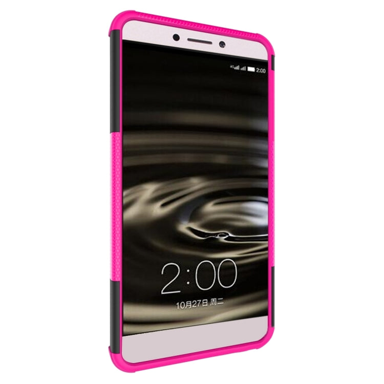 2 in 1 Double Colored Tire Texture Combination Case with Separable Black Holder For Letv Le 1s