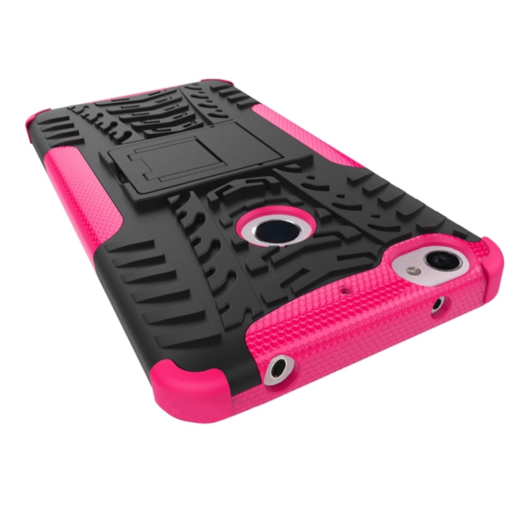 2 in 1 Double Colored Tire Texture Combination Case with Separable Black Holder For Letv Le 1s