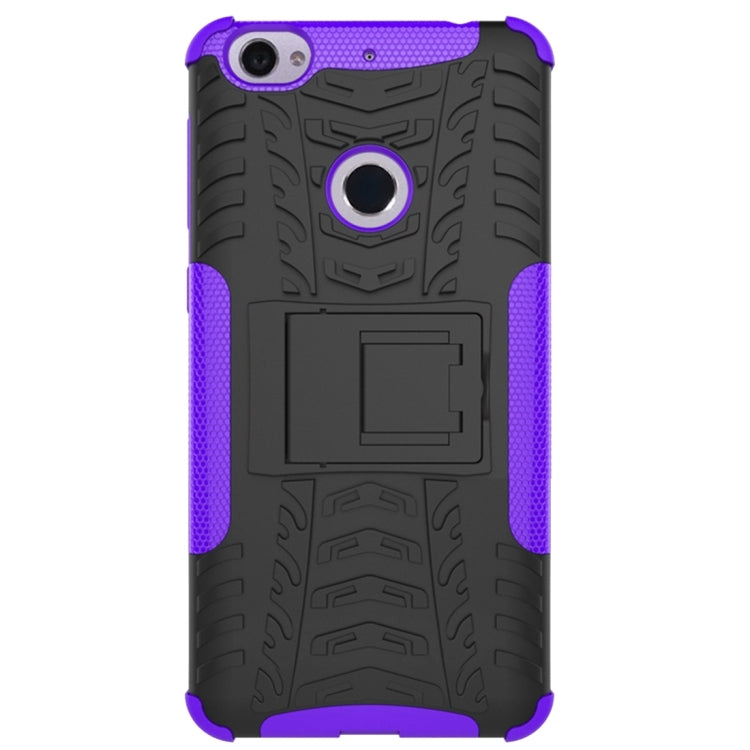 2 in 1 Double Colored Tire Texture Combination Case with Separable Black Holder For Letv Le 1s