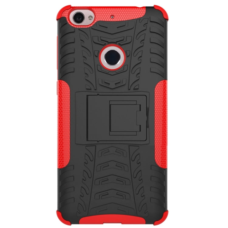 2 in 1 Double Colored Tire Texture Combination Case with Separable Black Holder For Letv Le 1s