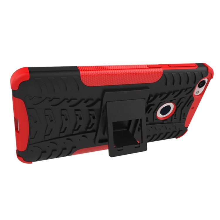 2 in 1 Double Colored Tire Texture Combination Case with Separable Black Holder For Letv Le 1s