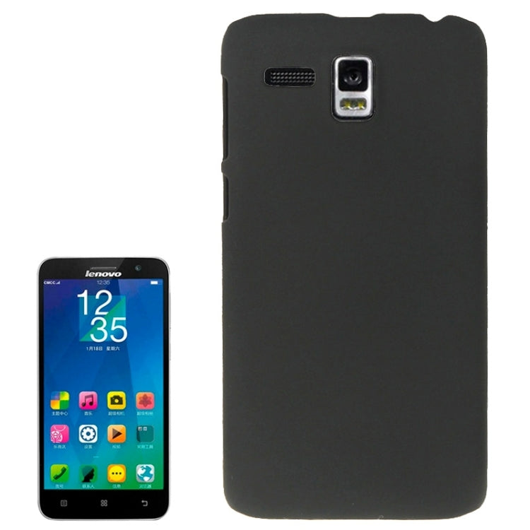 Frosted Plastic Protective Case for Lenovo A806 / A808T / A808T-i(Black)