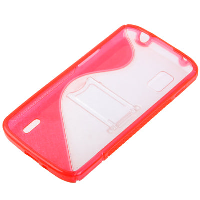 S Line Plastic Case with Holder for LG Nexus 4 / E960