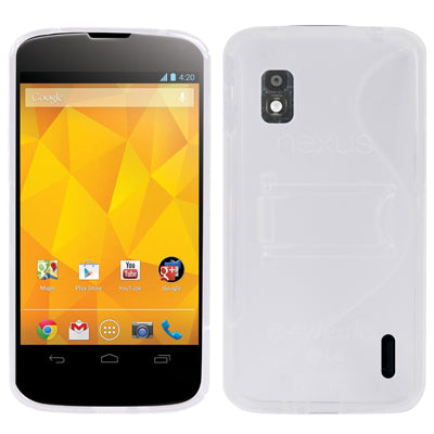 S Line Plastic Case with Holder for LG Nexus 4 / E960