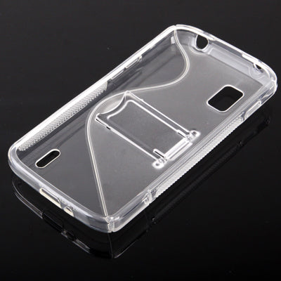 S Line Plastic Case with Holder for LG Nexus 4 / E960