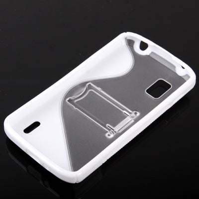 S Line Plastic Case with Holder for LG Nexus 4 / E960