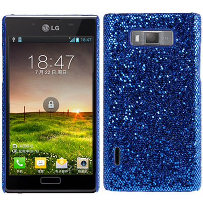 Glitter Powder Skinning Plastic Case for LG Optimus L7 / P705