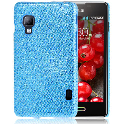 Fashion Shimmering Powder Pasted Skin Plastic Case