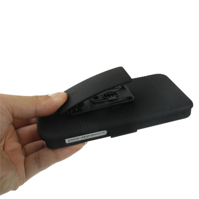2 in 1 360 Degree Rotation Plastic Case with Belt Clip & Holder for Blackberry Z10(Black)