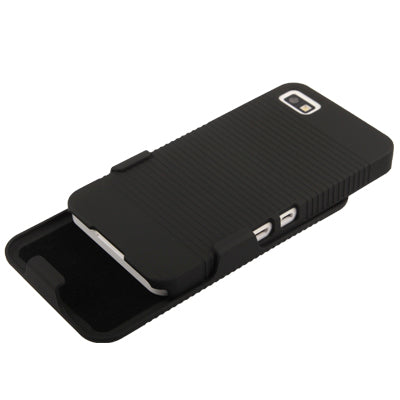 Push-pull Style Plastic Protection Case with Belt Clip for Blackberry Z10