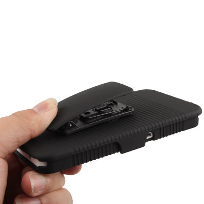 Push-pull Style Plastic Protection Case with Belt Clip for Blackberry Z10