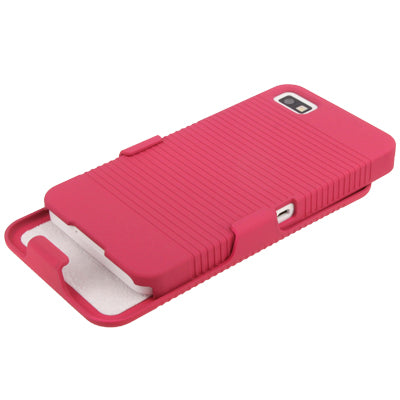 Push-pull Style Plastic Protection Case with Belt Clip for Blackberry Z10