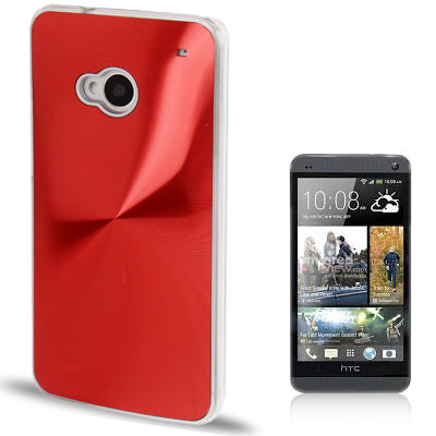 CD Texture Metal Paste Skin Crystal Case for HTC One / M7