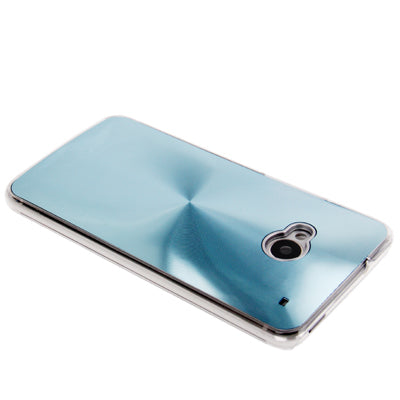 CD Texture Metal Paste Skin Crystal Case for HTC One / M7