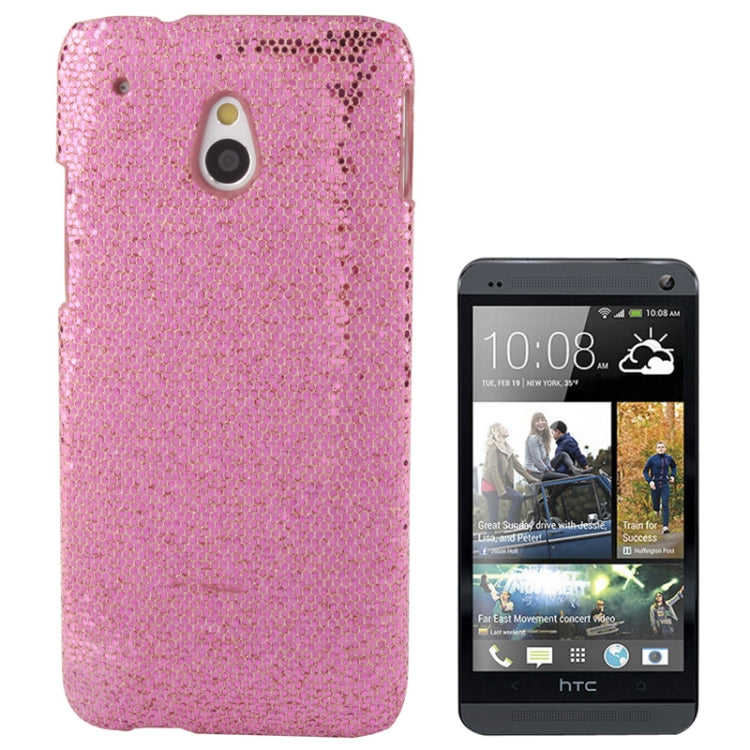 Fashion Sequins Skinning Plastic Case for HTC One mini / M4