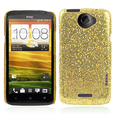 Flash Powder Skin Plastic Case for HTC One X / S720e