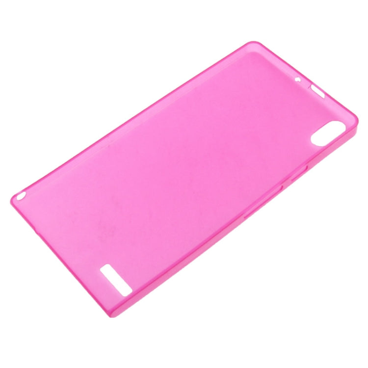 0.3mm Ultra Thin Polycarbonate Materials PC Protection Shell for Huawei Ascend P6